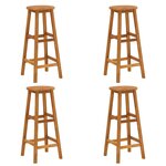 vidaXL Ensemble de bar de jardin 5 Pièces Bois d'acacia solide