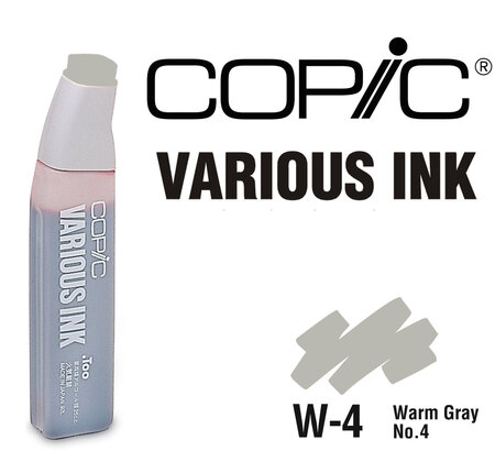 Encre Various Ink pour marqueur Copic W4 Warm Gray N°4