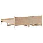 vidaXL Cadre de lit sans matelas 180x200 cm bois massif de pin