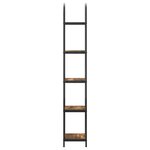 vidaXL Étagère Chêne fumé 40 x 30 x 183 cm Bois d'ingénierie