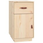vidaXL Bureau avec armoires 135x50x75 cm Bois massif de pin