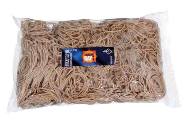 Sac de 1 Kg Bracelets caoutchouc Elastique 120 x 1 8 mm JPC