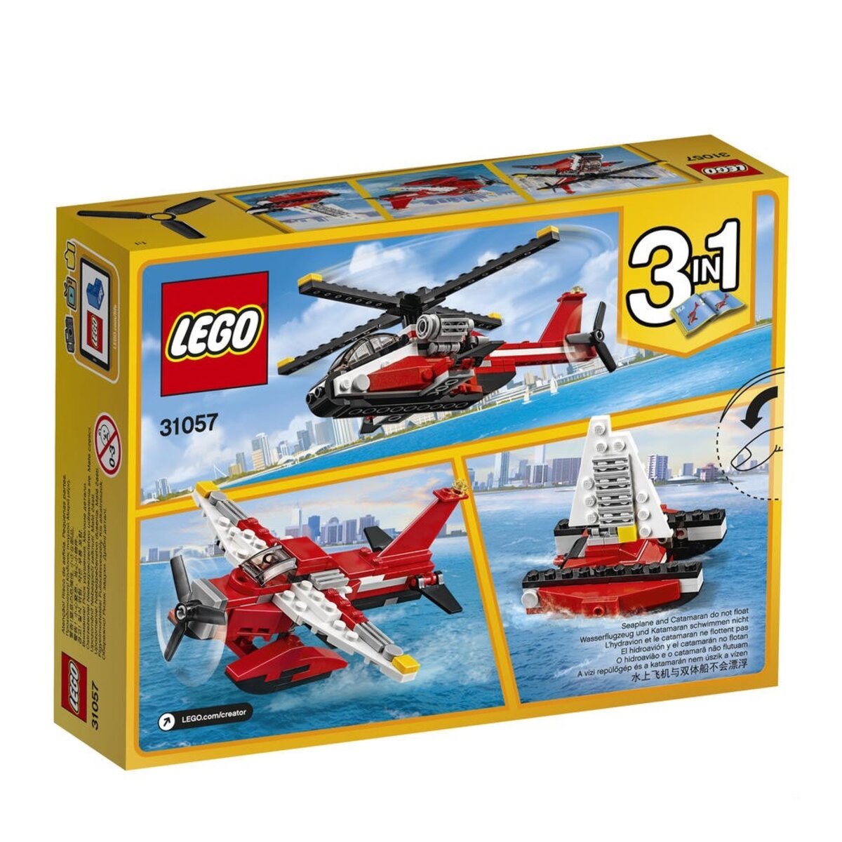 LEGO 31057 Creator - L'Hélicoptère Rouge - La Poste