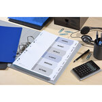 Intercalaires IndexMaker™ A4 - Carte - touches neutres