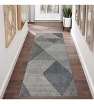 Tapis de salon MIRAN 80 x 150 cm - Gris