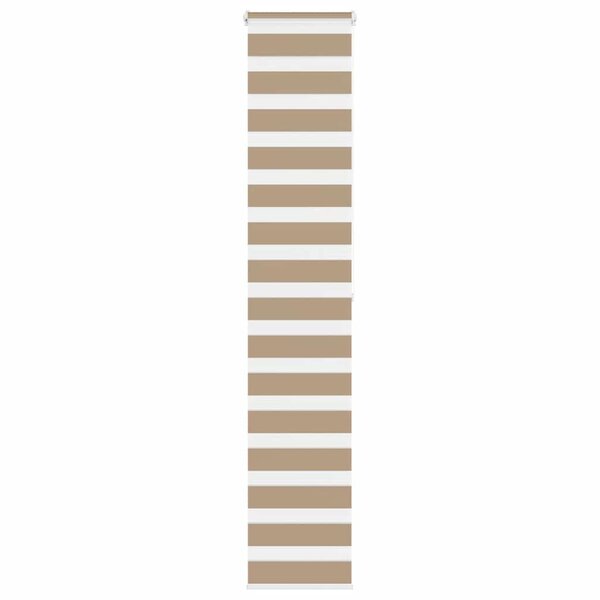 vidaXL Store zèbre marron sable largeur du tissu 45 9 cm polyester