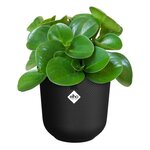 Pot de fleur Jazz Rond - Noir Ø 26 x hauteur 24 cm - Intérieur 100 recyclé