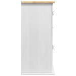 vidaXL Armoire suspendue Corona Blanc 70 x 33 x 71 5 cm Pin massif
