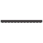 vidaXL Cordon d'auvent Anthracite 580 x 20 cm Toile