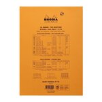 Bloc de direction Orange 80 feuilles (160 pages) format A4 réglure 5x5 RHODIA