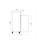 Armoire négative 650 l - 1 porte - série star gn 1/1 - afi collin lucy - r290 - inox1740pleine x830x2010mm