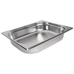 Bac gastro inox perforé gn 1/2 - 100 mm - vogue -  - inox6 2325 x100x265mm