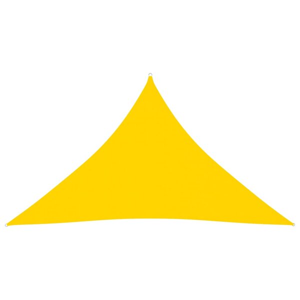 Vidaxl voile de parasol tissu oxford triangulaire 3x3x4 24 m jaune
