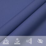 vidaXL Voile de parasol tissu oxford carré 4x4 m bleu