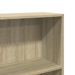 vidaXL Bibliothèque chêne sonoma 80x30x189 cm bois d'ingénierie