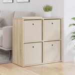 vidaXL Buffet Chêne Sonoma 68 5 x 32 x 67 cm