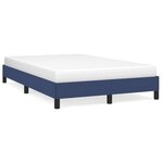 vidaXL Cadre de lit Bleu 120 x 200 cm Tissu