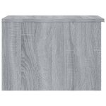 vidaXL Table basse sonoma gris 50x50x36 cm bois d'ingénierie