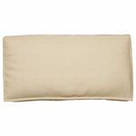 vidaXL Coussin pour assise / dossier de palette Beige 120 x 60 x 12 cm