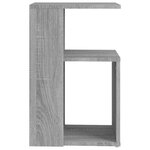 vidaXL Table d'appoint Sonoma gris 36x30x56 cm Bois d'ingénierie