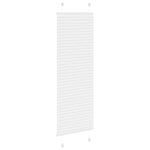 vidaXL Store plissé blanc 50x150 cm largeur du tissu 49 4 cm polyester