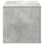 vidaXL Armoire de rangement 2 Pièces Gris béton 103 x 41 x 40 cm