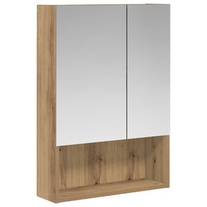 vidaXL Armoire Miroir de Salle de Bain Chêne artisan 50 x 14 5 x 70 cm