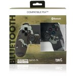 Manette Bluetooth Camouflage Under Control avec Prise Casque pour PS4