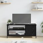 vidaXL Meuble TV Chêne noir 100 x 40 x 45 cm Bois d'ingénierie