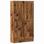 vidaXL Bibliothèque vieux bois 82 5x30 5x150 cm bois d'ingénierie