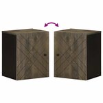 vidaXL Armoire de salle de bain murale 38x33x48cm bois massif manguier