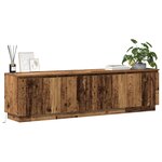 vidaXL Meuble TV Bois Ancien 180 x 38 x 49 cm Bois d'ingénierie