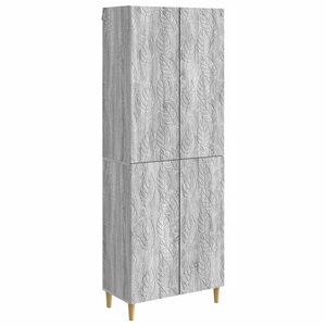 vidaXL Ensemble de Meubles 2 Pièces Sonoma gris Bois d'ingénierie