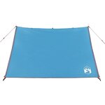 vidaXL Tente de camping 2 personnes bleu imperméable