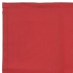 vidaXL Tissu de remplacement pour auvent pour cadre 4x3 m Rouge
