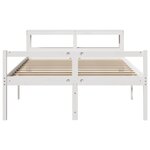 vidaXL Lit pour personne âgée avec tête de lit sans matelas 135x190 cm