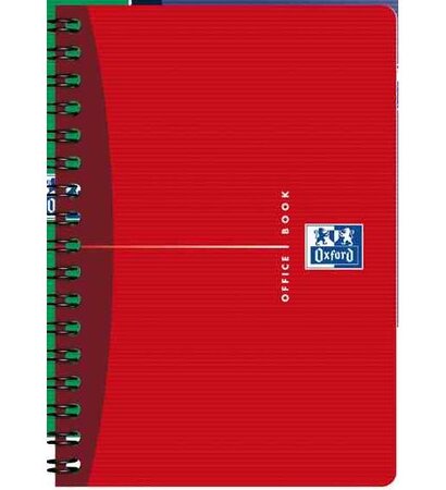 Carnet reliure intégrale 110 x 170 mm 180 pages Quad 5x5 90g Coloris aléatoire OXFORD