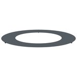 vidaXL Anneau d’arbre plat anthracite Ø50/80 cm en acier