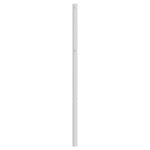 vidaXL Tête de lit métal blanc 193 cm