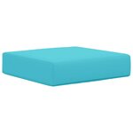 vidaXL Coussin de Siège d'Extérieur Turquoise 40 x 40 x 8 cm