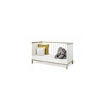 Ensemble Economique Light large 2 pièces  lit de bébé évolutif commode à langer large