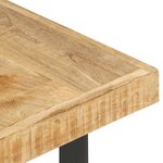 vidaXL Table basse 142x90x42 cm Bois de manguier massif