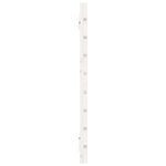 vidaXL Tête de lit murale Blanc 126x3x63 cm Bois massif de pin