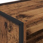 vidaXL Armoires Hautes 2 Pièces Bois Ancien 60 x 36 x 300 cm