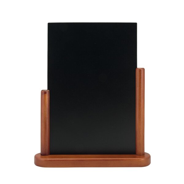 Ardoise de table ELEGANT 28 x 32 cm Acajou SECURIT