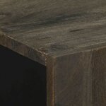 vidaXL Buffets 3 Pièces noir 60x33x75 cm bois massif de manguier