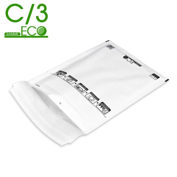 Lot de 400 enveloppes à bulles eco c/3 format 150x220 mm