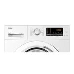 Lave-linge hublot haier hw80-b1239n-fr - 8 kg - moteur direct motion - vapeur - classe a - blanc