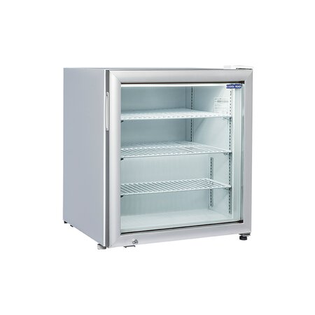 Mini armoire réfrigérée vitrée négative  - 90 l - cool head - r290 - acier1610vitrée x540x685mm