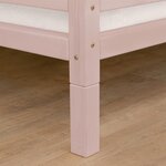 6 pieds de lit 20 cm FOOT rose pastel